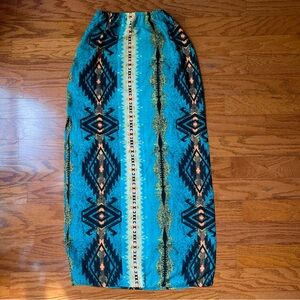Tyche size small maxi skirt with decorative tie